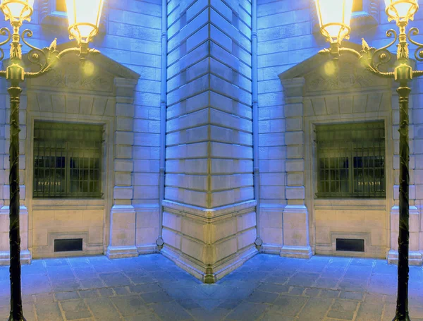Abstract Kaleidoscope View Paris Street Light — Stock Photo, Image