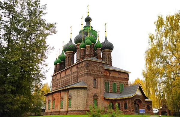 Yaroslavl Rusya Ekim 2019 Kotoroslnaya Seddindeki Aziz John Kilisesi — Stok fotoğraf