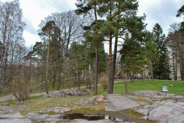 HELSINKI, FINLAND - 24 Nisan 2016, Jan Sibelius Park