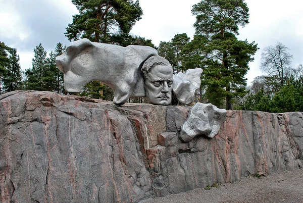 Helsinki Finlandia Abril 2016 Monumento Sibelius Sibelius Park —  Fotos de Stock