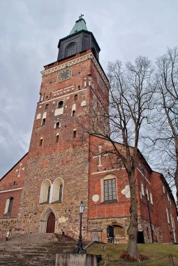 HELSINKI, FINLAND - 24 Nisan 2016, Turku Katedrali