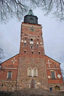 HELSINKI, FINLAND - 24 Nisan 2016, Turku Katedrali