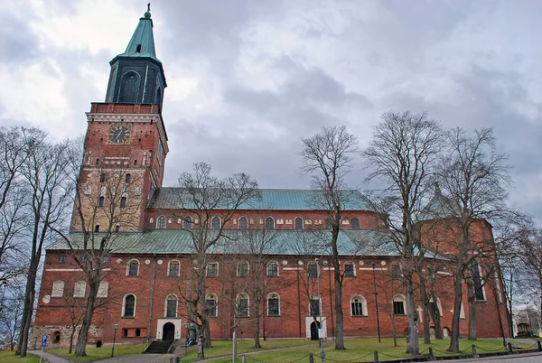 Helsinki Finlandia Aprile 2016 Cattedrale Turku — Foto Stock