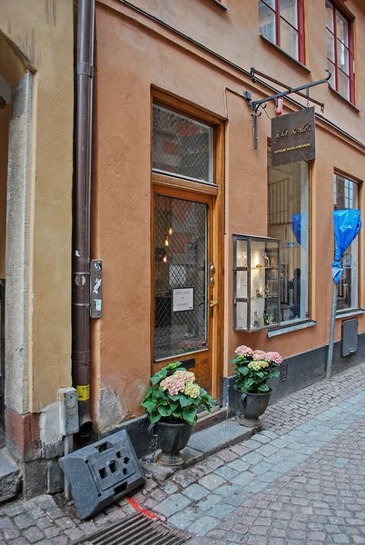 斯德哥尔摩 2016年4月25日 Gamla Stan街 — 图库照片