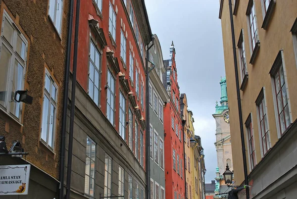 Stockholm Suecia Abril 2016 Gamla Stan Streets —  Fotos de Stock