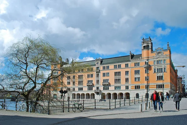 Stockholm Sweden April 2016 Rosenbad Building Norrmalm District Seat Government — 图库照片