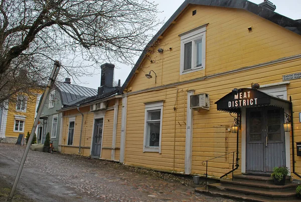 Porvoo Finlandia Aprile 2016 Strade Del Centro Storico Porvoo — Foto Stock