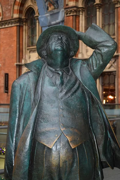 London December 2018 Statue Poet John Betchman — Stock Photo, Image