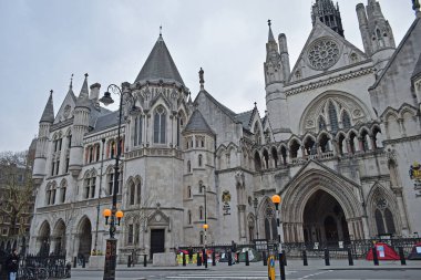 Londra, İngiltere - 6 Aralık 2018, Kraliyet Adalet Divanı
