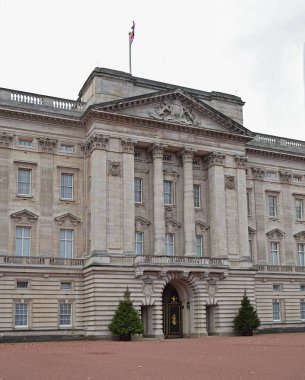 Londra, İngiltere - 8 Aralık 2018, Buckingham Sarayı