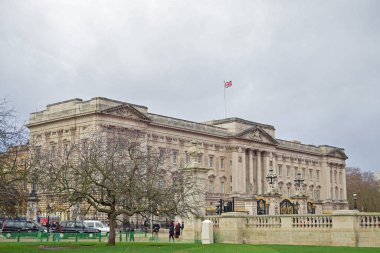 Londra, İngiltere - 8 Aralık 2018, Buckingham Sarayı