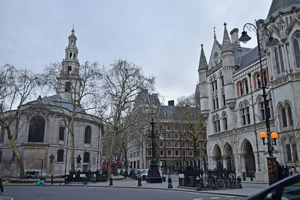 London December 2018 Royal Courts Justice — Stock Photo, Image