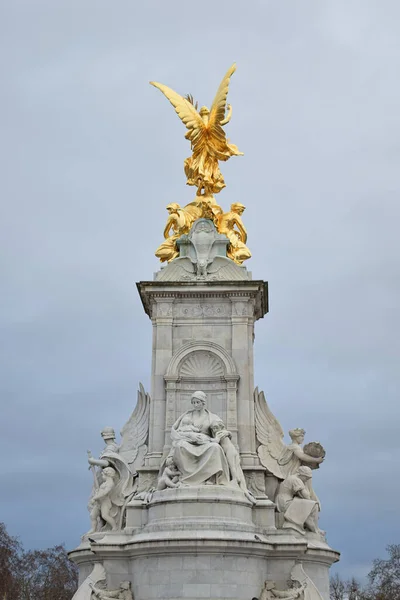 Londres Reino Unido Dezembro 2018 Victoria Memorial — Fotografia de Stock