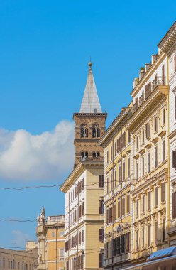 Roma, İtalya - 14 Ağustos 2019. Aziz Maria Maggiore Bazilikası.