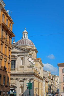 Roma, İtalya - 14 Ağustos 2019. Aziz Maria Maggiore Bazilikası.