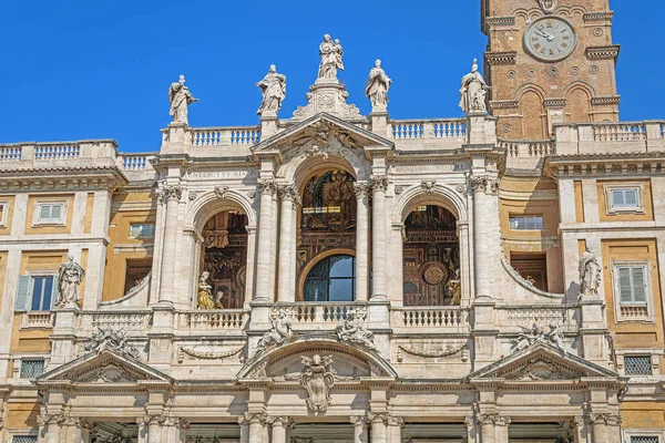 Rome Italy August 2019 Facade Basilica Maria Maggiore — Stock Photo, Image