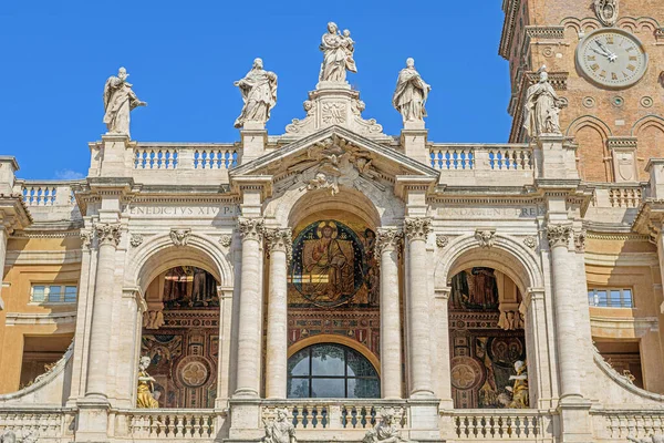 Roma Itália Agosto 2019 Fachada Basílica Maria Maggiore Imagens Royalty-Free