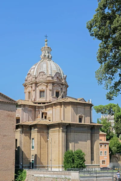 Rome Italy August 2019 Ruins Forum Caesar Rome Summer Day — Stock Photo, Image