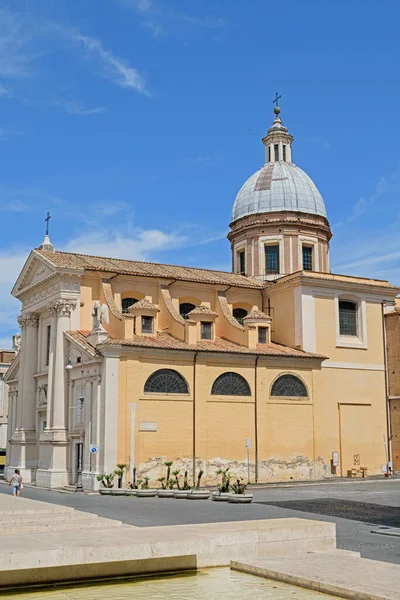 Rome Italy August 2019 Church Saint Roch All Augusteo Rome — Stock Photo, Image