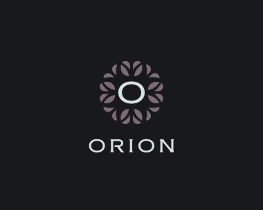 Premium monogram letter O initials logo. Universal symbol icon vector design. Luxury abc leaf logotype.
