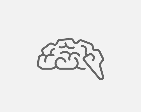 Soyut beyin logo fikir tasarım şablonu oluşturun. Evrensel akıl Labirent oyun düzeni vektör simgesi. Eğitim akıllı logo. — Stok Vektör