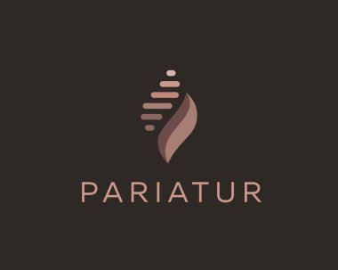 Abstract universal premium logo design. Creative vector symbol.