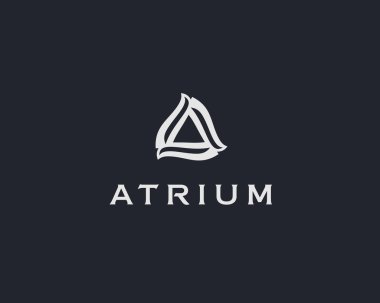 Abstract flower logo icon vector design. Elegant letter A, basis premium sign.