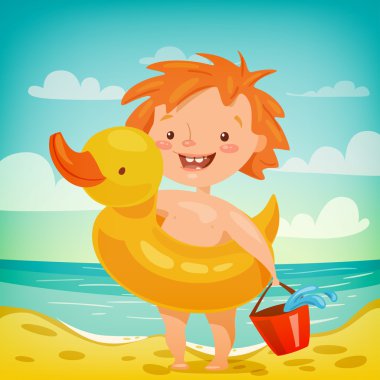 Komik bebek karakter