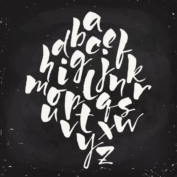 Alphabet manuscrit — Image vectorielle