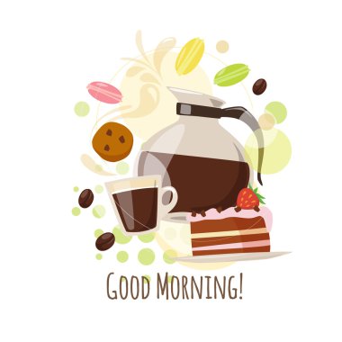 Yemek ve kahve öğeleri