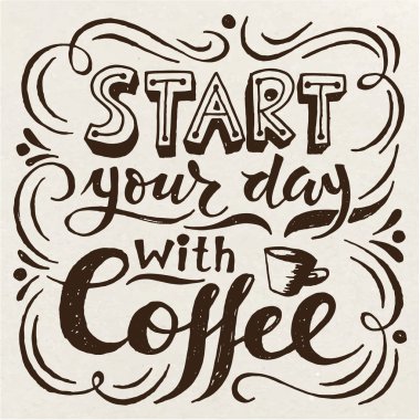 Kahve tasarımı ile güne başlayın