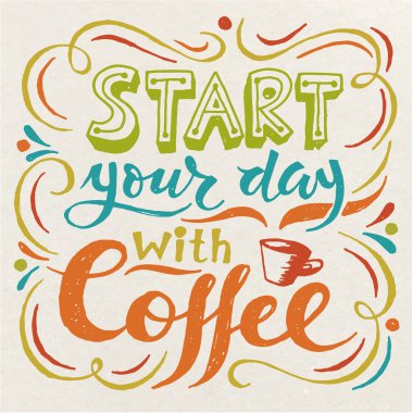Kahve tasarımı ile güne başlayın