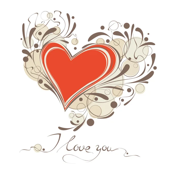 Happy Valentine's Day card — Stock Vector