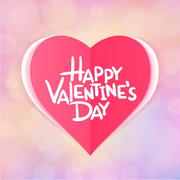 Happy Valentine's Day card — Stock Vector