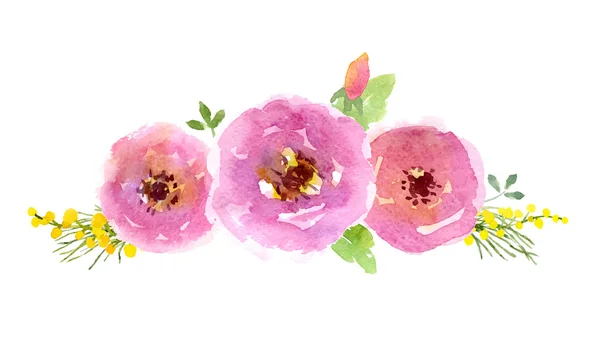 Fiori Acquerello Vettori Stock Immagini Disegni Fiori Acquerello Grafica Vettoriale Da Depositphotos