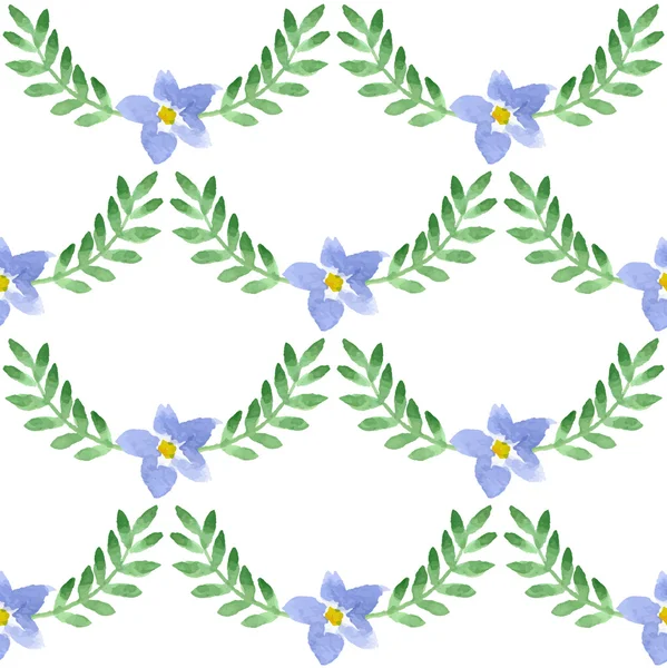 Aquarelle motif floral — Image vectorielle