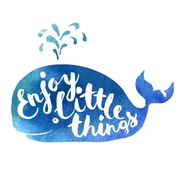 Serin vektör suluboya poster