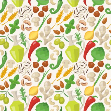 kesintisiz sebze desen