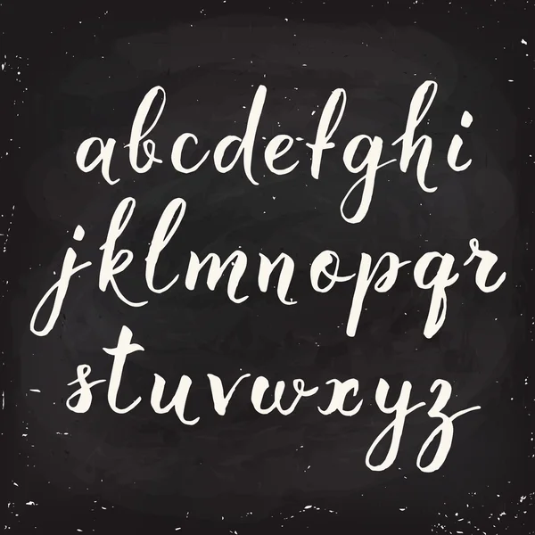 Hand geschreven alfabet — Stockvector