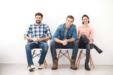 Usta genç takım odada dinleniyor