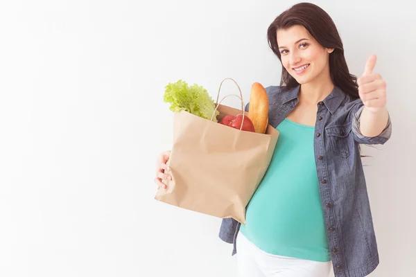 Prefiero comer sano. — Foto de Stock