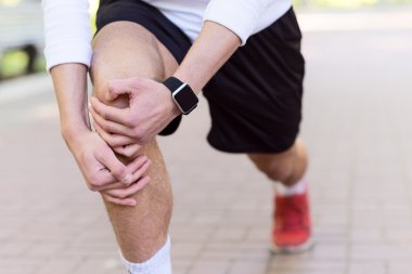 Isınma kadar profesyonel erkek atlet