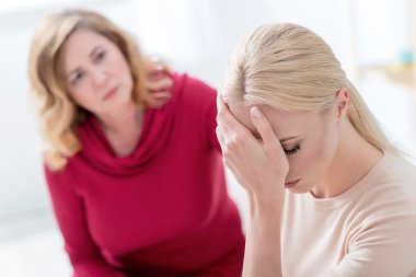 genç kadının depresyon