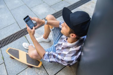 Usta erkek kaykaycı telefonla online