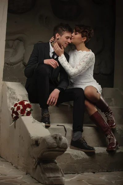 Séance photo de mariage dans le Studio — Photo