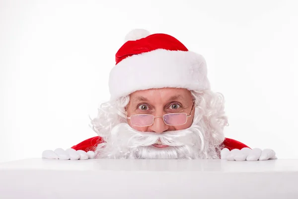 Cheerful Santa Claus is waiting for you — ストック写真