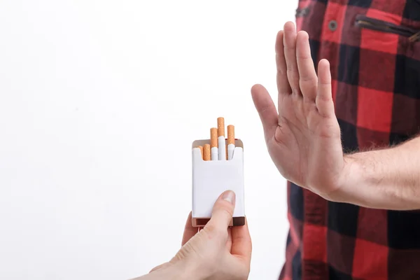 A dohányzás egy igazi rossz szokás, nekem — Stock Fotó