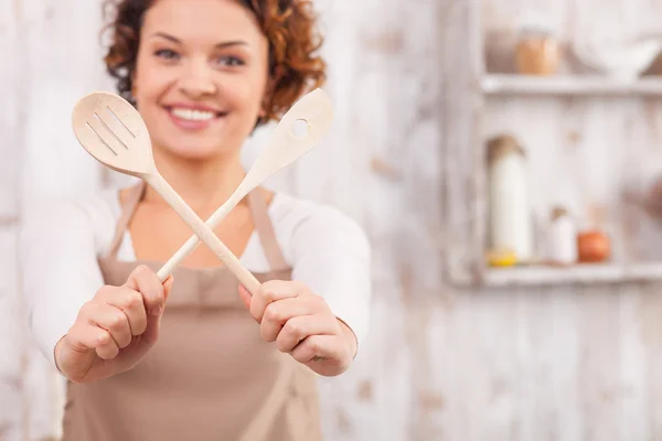 Quiero cocinar algo nuevo y sabroso — Foto de Stock