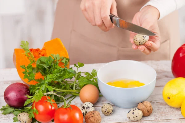 Ti insegnerò a cucinare cibo sano — Foto Stock