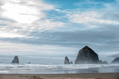 Güzel deniz ve dağlar devlet Oregon